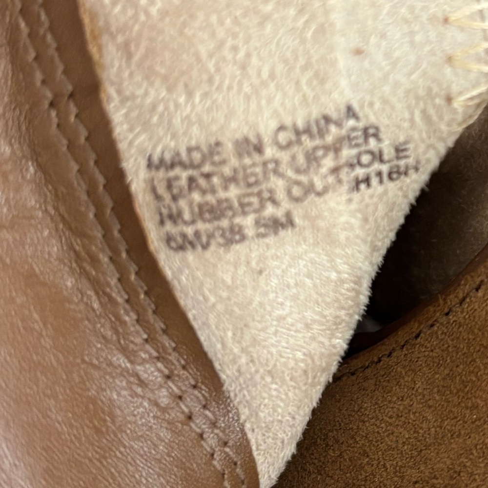 EUC Michael Kors sz8 Suede/Leather Gold Detaill Heeled Boots… - Picture 5 of 9